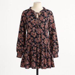 Anthropologie Sundry Oceana Floral Boho Mini Dress Womens Large Blue Motif NWT